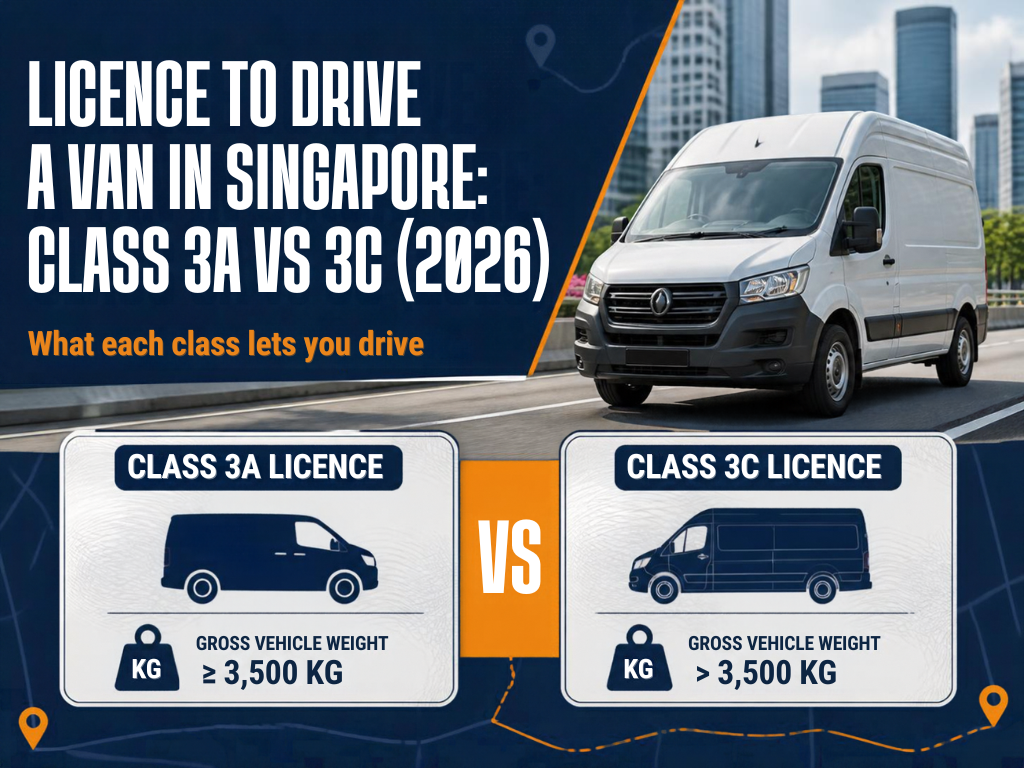 Licence to Drive a Van in Singapore: Class 3A vs 3C (2026)