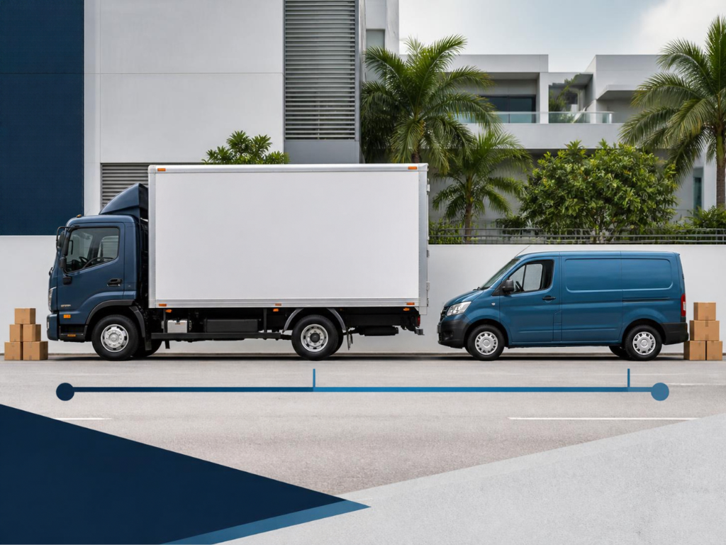 Should you rent a van or a lorry for moving house in Singapore?