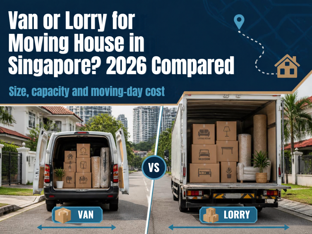 Van or Lorry for Moving House in Singapore? 2026 Compared